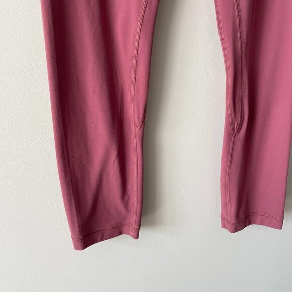 LULULEMON Fast and Free Crop II 19" *Non-Reflective Cool Cherry Tint Pink 4 - Picture 5 of 6
